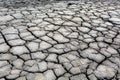 Drought, dried cracked earth. Cracks in clay. Water shortage problem