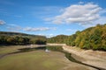 Drought In Germany, Low Water In Henne Lake, Sauerland, Germany
