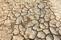 Drought land soil