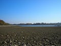 Drought - nearly empty lake