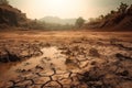 Drought, the problem of the future of the planet, water scarcity, heat, global warming. Effects of climate change such Royalty Free Stock Photo