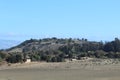Drought stricken central coast California wine country Royalty Free Stock Photo