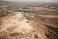 drought-stricken town, with empty reservoirs and dry rivers