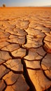 Droughts evidence Cracked desert soil crust reflects climate changes arid consequences