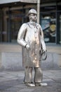 Drover Metal Statue in Carmarthen, Wales Royalty Free Stock Photo