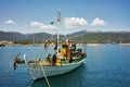 Drover in the port of town of Sami, Kefalonia, Greece