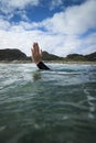 Drowning Hand Royalty Free Stock Photo