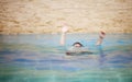 Drowning man Royalty Free Stock Photo