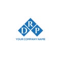 DRP letter logo design on white background. DRP creative initials letter logo concept. DRP letter design