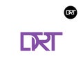DRT Logo Letter Monogram Design Royalty Free Stock Photo
