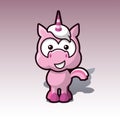 Cudly unicorn character