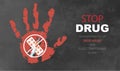 Drug abuse day Royalty Free Stock Photo