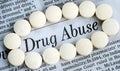 Drug Abuse is a nationwise social problem Royalty Free Stock Photo