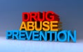 drug abuse prevention on blue