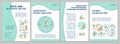 Drug and alcohol detox brochure template
