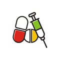 Drug medicine logo