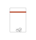 Drug Pills in Zip Lock isolated. vector illustration Royalty Free Stock Photo