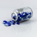 Drug spill Royalty Free Stock Photo