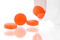 Drug in tablets painkiller Ibuprofenum.