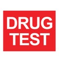 Drug Test stamp typ