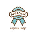 Drug Testing & Safety Approval Icon Vector Graphic w Rounded Edges