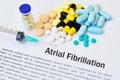 Drugs for atrial fibrillation disease treatment