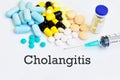 Drugs for cholangitis treatment
