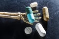 Drugs on hand bones