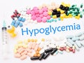 Drugs for hypoglycemia treatment Royalty Free Stock Photo