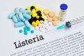 Drugs for Listeriosis treatment