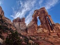 Druid arch Canyon lands National Park Utah.