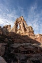 Druid Arch Towers Over Elephant Hill canyon