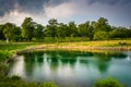 Druid Lake, at Druid Hill Park in Baltimore, Maryland.