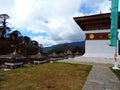 Druk Wangyal Chortens at Dochula Pass, Bhutan Royalty Free Stock Photo