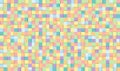 Abstract pixel background illustration. Seamless colorful squares background with shadows.