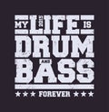 Drum & Bass Typography