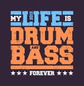 Drum & Bass Typography