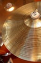 Drum cymbals Royalty Free Stock Photo