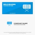 Drum, Instrument, Irish, Parade, St. Patrick SOlid Icon Website Banner and Business Logo Template Royalty Free Stock Photo