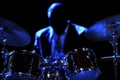 Drum Kit on the stage Royalty Free Stock Photo