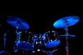 Drum Kit on the stage Royalty Free Stock Photo