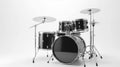 drum kit on white background