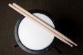 Drum Practice Pad Royalty Free Stock Photo