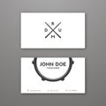 Drum school or drum lessons creative business card template