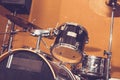 Drum set drums in Studio Royalty Free Stock Photo