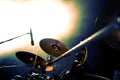 Drum and concerts lights Royalty Free Stock Photo