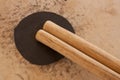 Drum Sticks prepared for playing Royalty Free Stock Photo