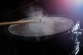 The drum sticks and snare drum Royalty Free Stock Photo