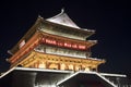 Drum Tower of Xi`an, downtown Xi`an was erected in 1380. Shaanxi