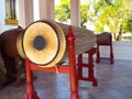 Drum in Wat Benchamabophit The Marble Temple Royalty Free Stock Photo